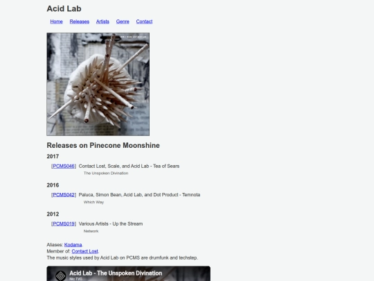 artists/acid lab screenshot