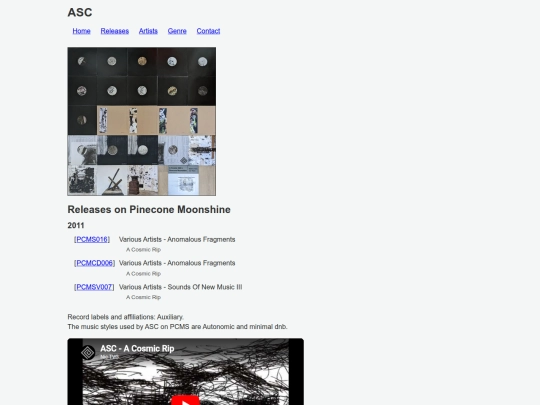 artists/asc screenshot