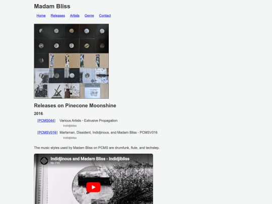 artists/madam bliss screenshot