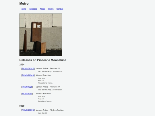 artists/metro screenshot