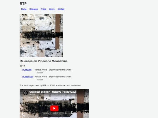 artists/rtp screenshot