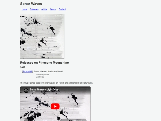 artists/sonar waves screenshot