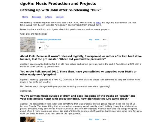 blog/dgohn-music-production screenshot