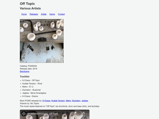releases/PCMS054 screenshot