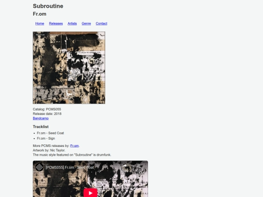 releases/PCMS055 screenshot