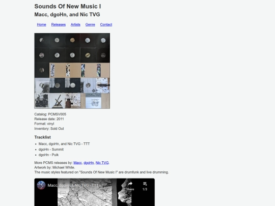 releases/PCMSV005 screenshot