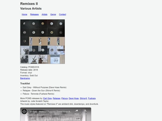 releases/PCMSV018 screenshot