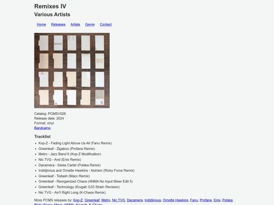 releases/PCMSV026 screenshot