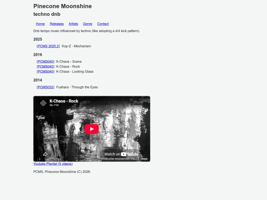 releases/techno dnb screenshot