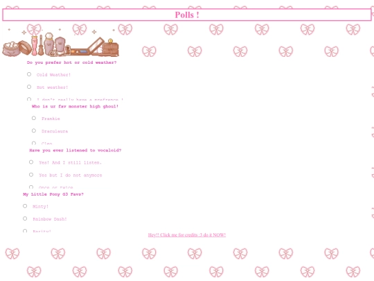 polls screenshot