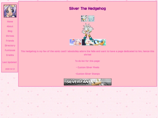 silverthehedgehogshrine screenshot
