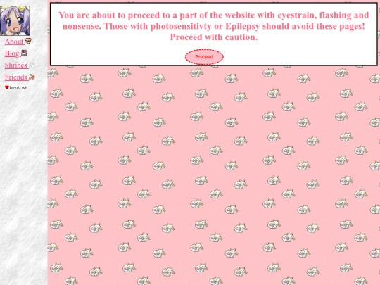 warningcaution screenshot