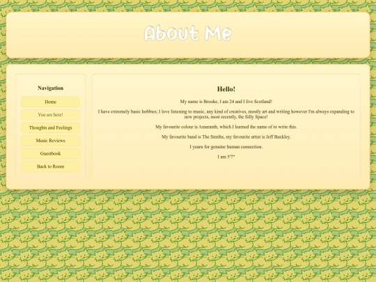 AboutMe screenshot