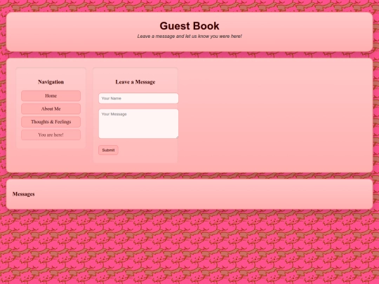 Guestbook screenshot
