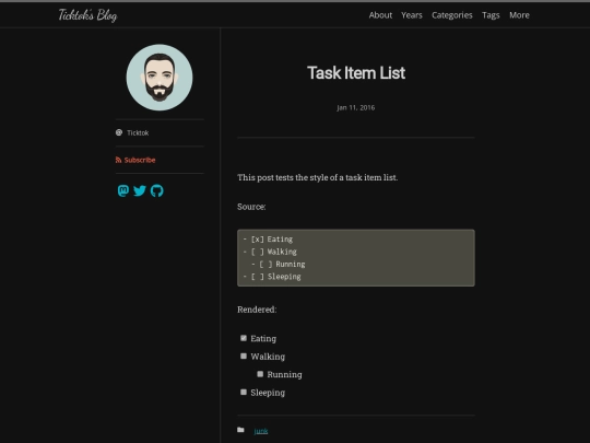raft/junk/2016/01/11/task-item-list screenshot