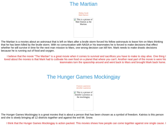 cssclassminiproject screenshot