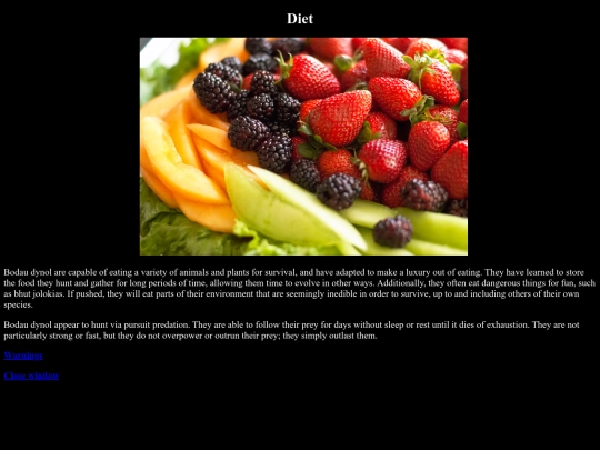 diet screenshot