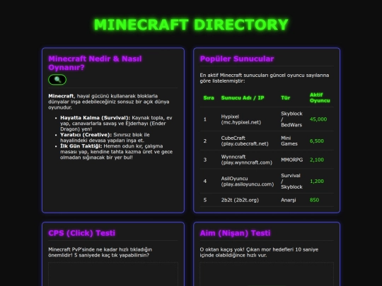 index screenshot