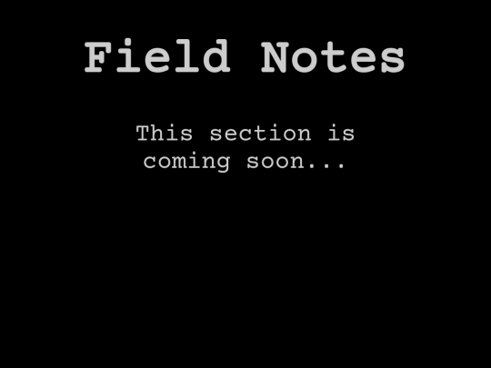 fieldnotes screenshot