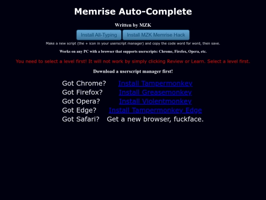 memrise screenshot