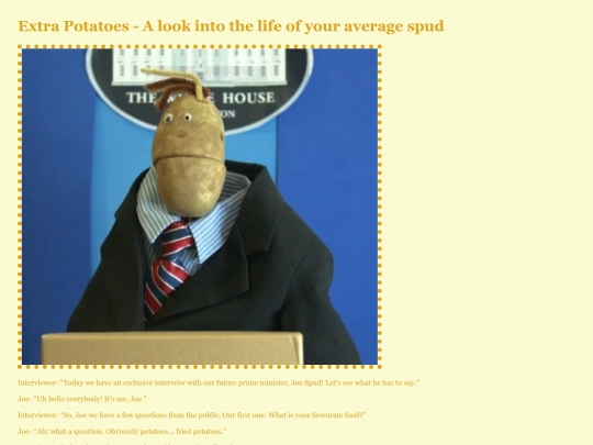 Joe Spud/ACTUALLYTHEINTERVIEWsmh screenshot