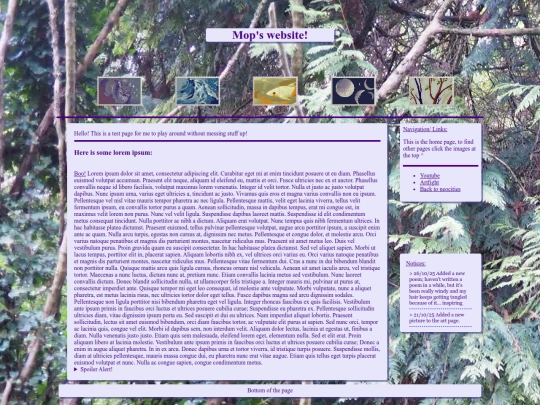 test screenshot