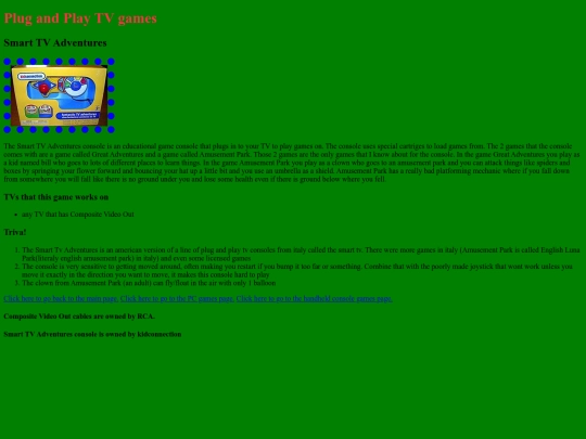 Plug and Play TV games screenshot