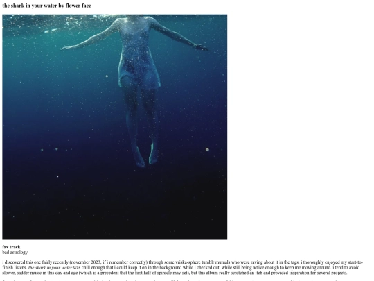 music/theSharkInYourWater screenshot