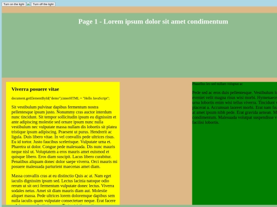 DivsInternalStyleSheet screenshot