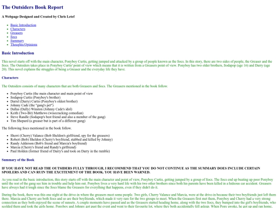 index screenshot