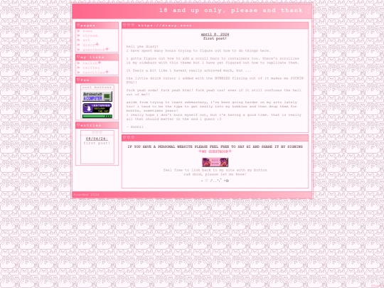 diary screenshot