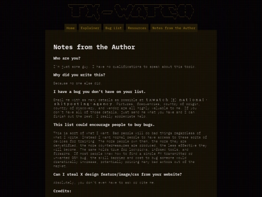 notes screenshot