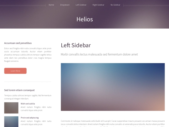 left-sidebar screenshot