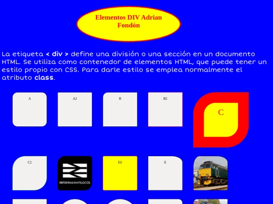 Ejercicios HTML/Ejer 5 Bordes/Adrian Fondón - Bordes Cajas screenshot