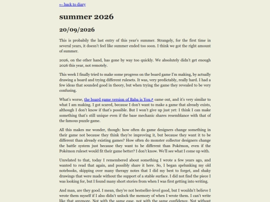 diary_summer_2026 screenshot