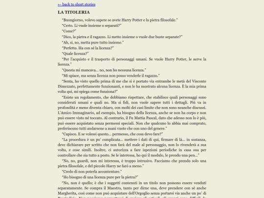 short_story_la_titoleria screenshot