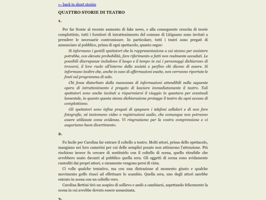short_story_quattro_storie_di_teatro screenshot