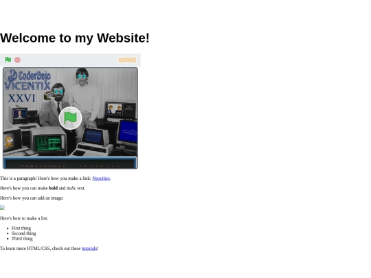 test screenshot