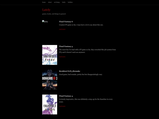 lately screenshot