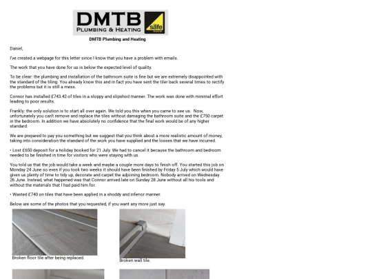 DMTB/DMTBPlumbingandHeating screenshot