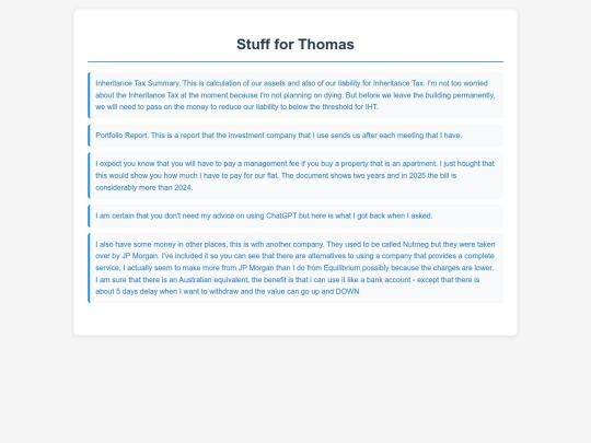 Thomas/thomas screenshot