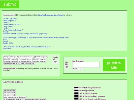 htmlsites/advanced screenshot