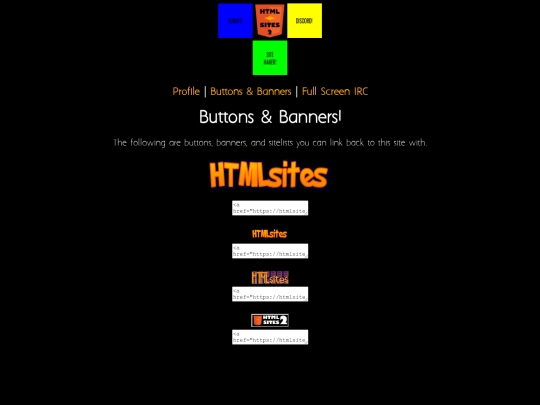 htmlsites/buttonsnbanners screenshot