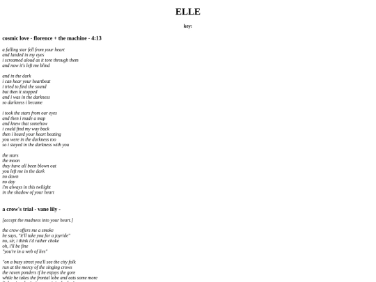 ELLELIST screenshot