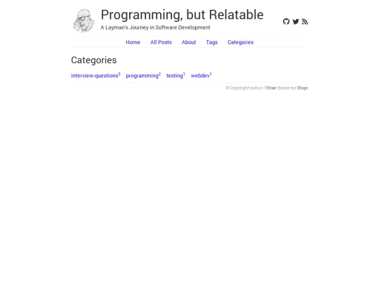 categories screenshot