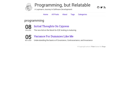 categories/programming screenshot