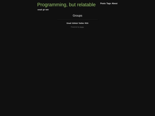 groups screenshot