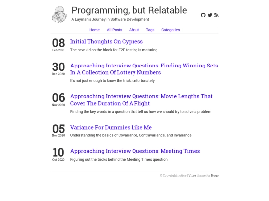 index screenshot