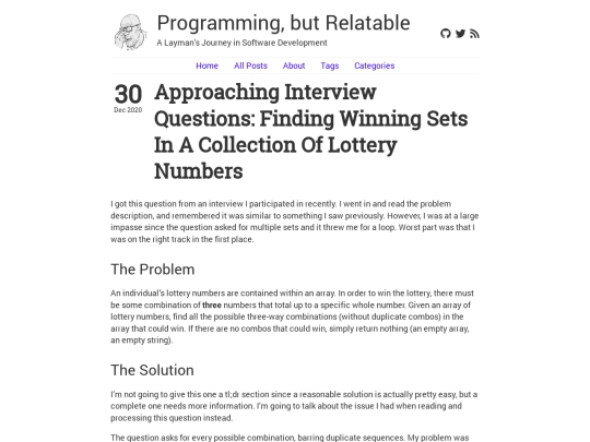 post/interview-q-lottery-numbers screenshot