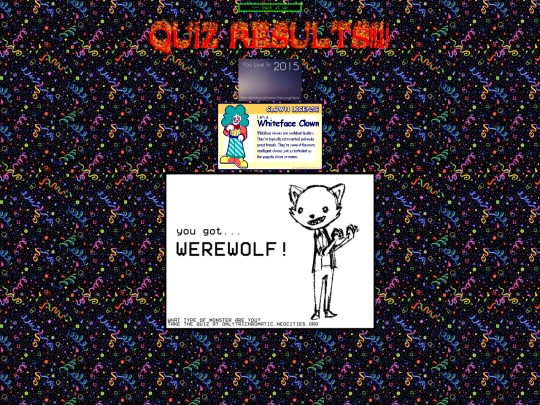 quizresults screenshot